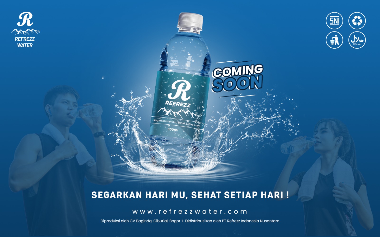 Refrezz water home page 1 up